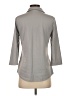 Unbranded Gray 3/4 Sleeve Blouse Size S - photo 2