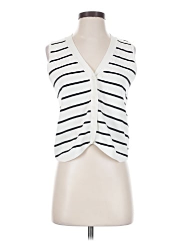 Line & Dot Sleeveless Blouse (view 1)