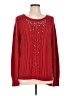 Grace Elements 100% Cotton Red Pullover Sweater Size L - photo 1