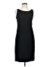AKRIS 100% Wool Solid Black Cocktail Dress Size 4 - photo 1