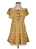 Speechless Yellow Casual Dress Size S - photo 1