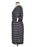Espresso Stripes Blue Casual Dress Size L (estimated) - photo 5