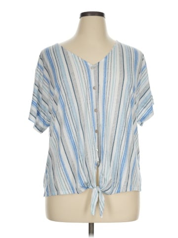 Just Be... Short Sleeve Blouse (view 1)