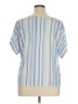 Just Be... Blue Short Sleeve Blouse Size 1X - photo 2