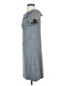 Necessary Objects Solid Gray Casual Dress Size S - photo 5