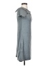 Necessary Objects Solid Gray Casual Dress Size S - photo 4