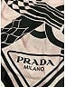 Prada 100% Silk Black Silk Scarf One size - photo 4