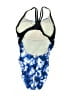 Speedo Tie-dye Blue One Piece Swimsuit Size 6 - photo 2