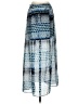 Maurices 100% Polyester Tie-dye Blue Casual Skirt Size S - photo 1