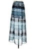 Maurices 100% Polyester Tie-dye Blue Casual Skirt Size S - photo 2