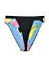 Speedo 100% Polyester Color Block Black Swimsuit Bottoms Size S - photo 1
