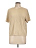 Studio Works Solid Tan Short Sleeve T-Shirt Size L - photo 1