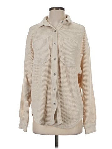 Aerie Long Sleeve Blouse (view 1)
