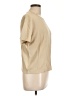 Studio Works Solid Tan Short Sleeve T-Shirt Size L - photo 4
