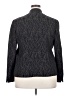 Coldwater Creek Chevron-herringbone Gray Blazer Size 18 - photo 2