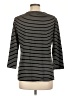 Sunhee Moon Stripes Black 3/4 Sleeve Top Size Lg (3) - photo 2
