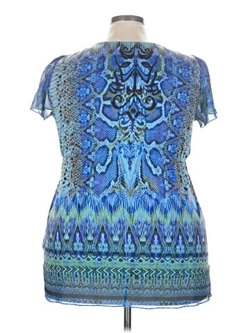 One World Short Sleeve Blouse (view 2)