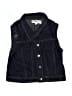 Nannette 100% Cotton Blue Denim Vest Size 7 - 8 - photo 1