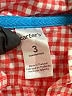 Carter's 100% Cotton Checkered-gingham Red Short Sleeve Onesie 0-3 MO / 3 MO - photo 3