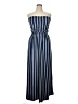 J for Justify Stripes Blue Casual Dress Size XL - photo 1