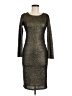 Alice + Olivia 100% Polyester Metallic Gold Cocktail Dress Size M - photo 1