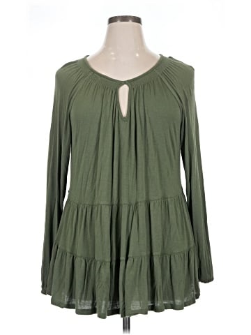 Terra & Sky Long Sleeve Blouse (view 1)