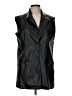 Topshop 100% Polyurethane Black Vest Size 8 - photo 1