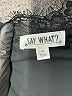 Say What? 100% Polyester Black Bodysuit Size XL - photo 3