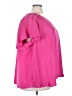 Lane Bryant 100% Polyester Pink Short Sleeve Blouse Size 26 - 28 Plus - photo 4