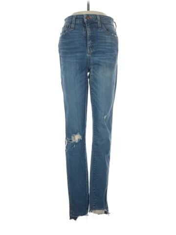 Madewell Curvy High-Rise Skinny Jeans: Drop Step-Hem Edition (view 1)