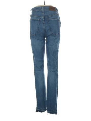 Madewell Curvy High-Rise Skinny Jeans: Drop Step-Hem Edition (view 2)