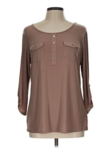 Perseption Concept 3/4 Sleeve Blouse (view 1)