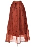 Assorted Brands Hearts Brown Casual Skirt Size 3 - photo 1