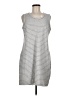 32 Degrees Stripes Gray Casual Dress Size M - photo 1