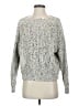 Ann Taylor LOFT Metallic Silver Pullover Sweater Size S - photo 1