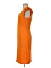 En Focus Studio Solid Orange Casual Dress Size 6 - photo 5