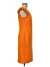 En Focus Studio Solid Orange Casual Dress Size 6 - photo 4