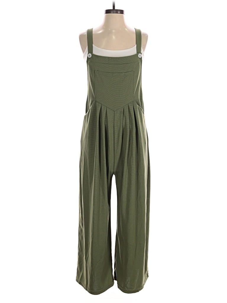 Pre-owned Halara Jumpsuit In Green