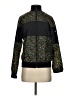 Asics 100% Nylon Print Black Track Jacket Size S - photo 1
