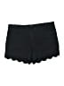 Ann Taylor LOFT Chevron-herringbone Black Shorts Size 10 - photo 1