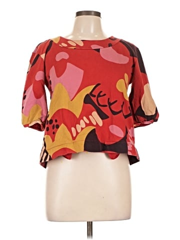 French Connection Short Sleeve Blouse (view 1)