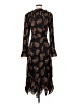 Thakoon 100% Polyester Floral Black Casual Dress Size 2 - photo 2