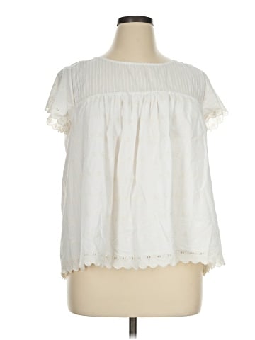Caslon Short Sleeve Blouse (view 1)