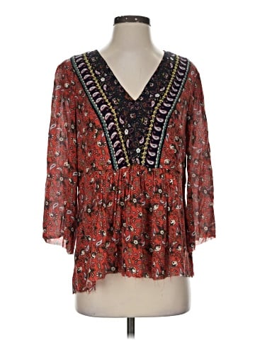 Akemi + Kin 3/4 Sleeve Blouse (view 1)