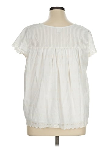 Caslon Short Sleeve Blouse (view 2)