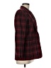 Requirements Plaid Burgundy Blazer Size 8 - photo 4