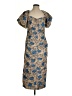 Rhode 100% Cotton Paisley Blue Cocktail Dress Size 6 - photo 1
