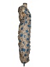 Rhode 100% Cotton Paisley Blue Cocktail Dress Size 6 - photo 4
