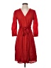 Everlane 100% Cupro Red Casual Dress Size 2 - photo 1