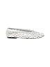Pilcro 100% Leather Silver Flats Size EU 38 - photo 1